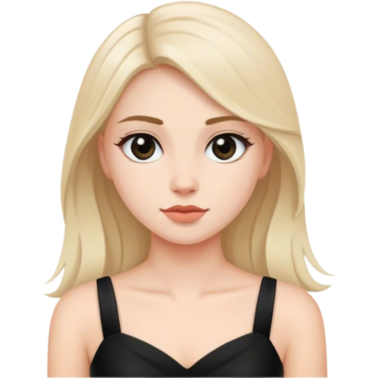 Crazy girl with black dress in Georgia  emoji