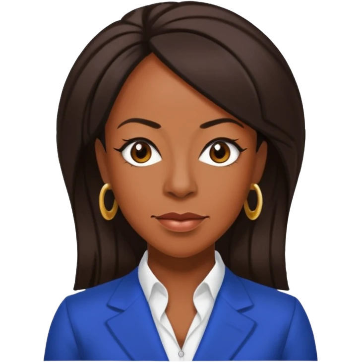 Tichina Arnold with dark brown hair emoji