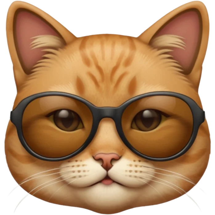 Cat wearing sunglasses emoji