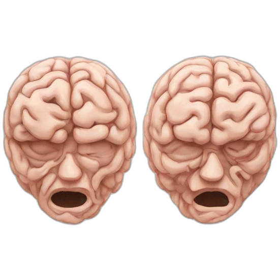 deformed brain emoji