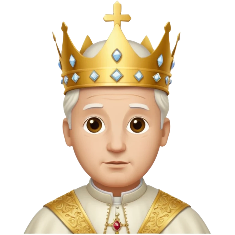 pope royal crown emoji