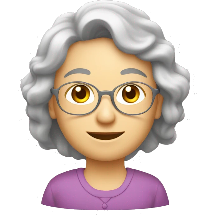Un spi nain dans les bras d’une Mamie emoji