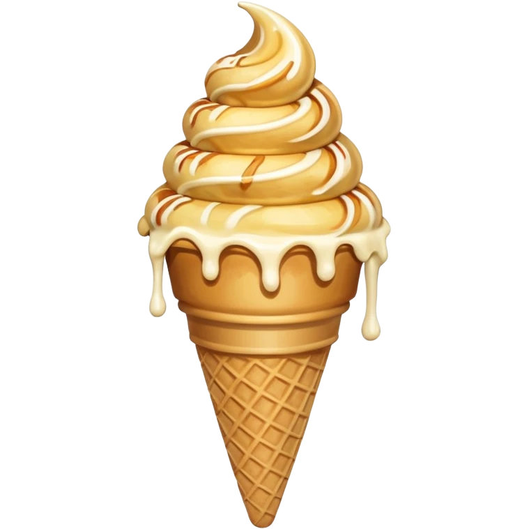 Ice cream cone emoji