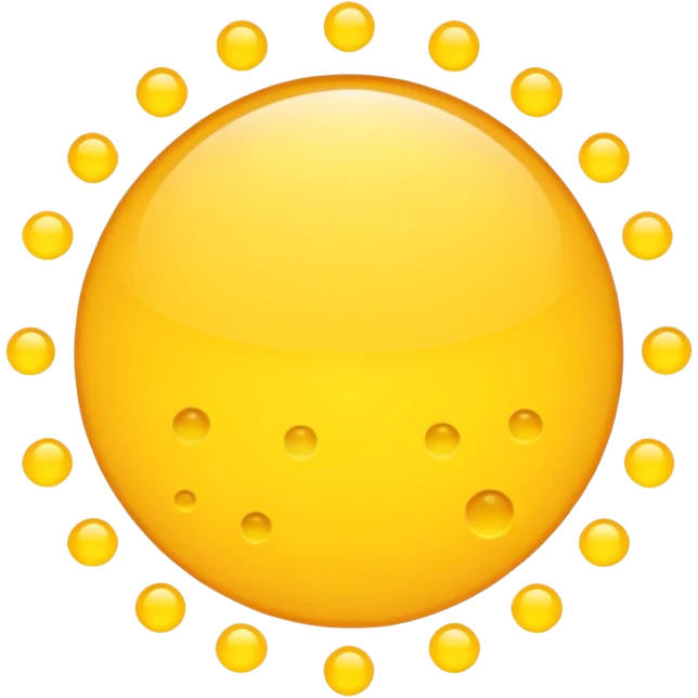 Make, like, a circle, ⭕️ um, that's like, um, there is nothing in it, no, in, I'll send you the image of it, in yellow, and then The things that comes out of it in yellow, yeah. But I need them like a dot, dot, dot, dot. emoji