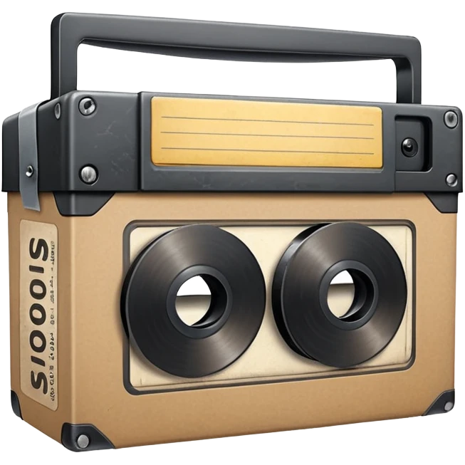 Old videotape box  emoji