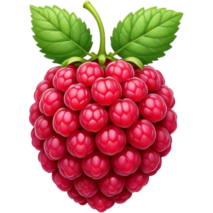 A raspberry emoji