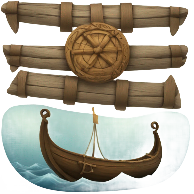 viking boat
 emoji