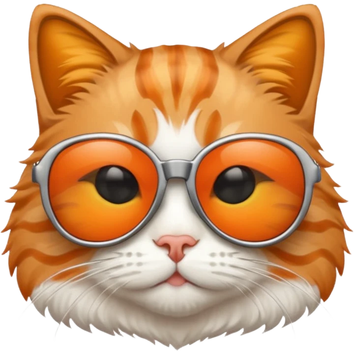Cat wearing sunglasses emoji