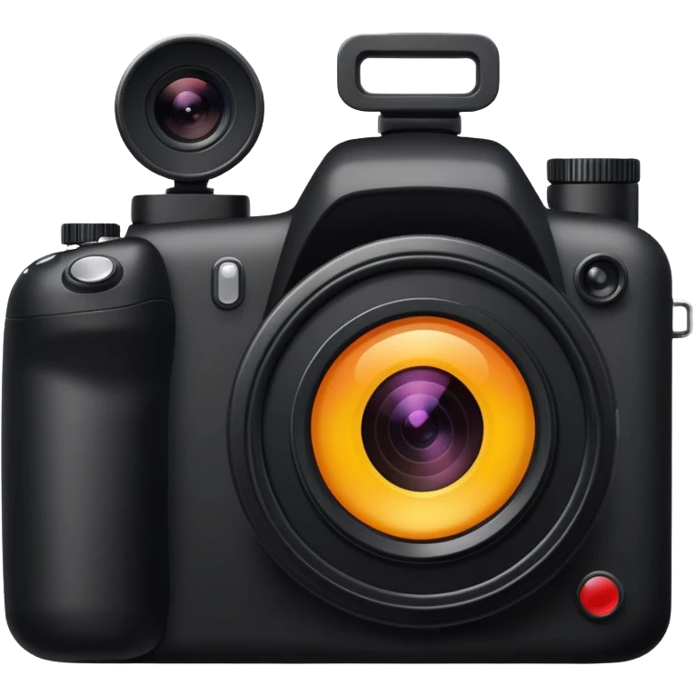 Appareil photo noir  emoji