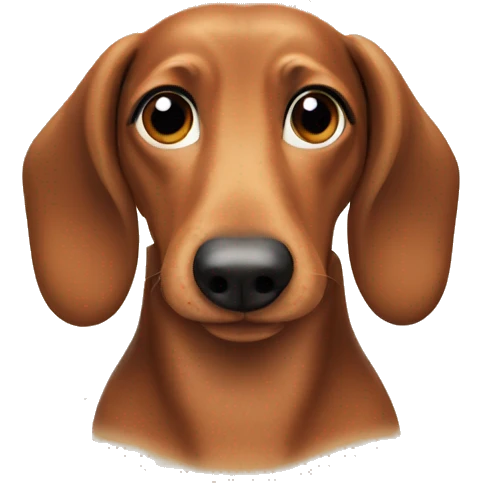 Wiener dog emoji