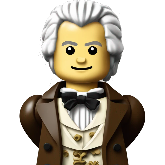 Wolfgang Amadeus Mozart lego full body emoji