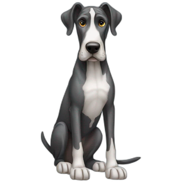 dog-great-dane-full-body emoji