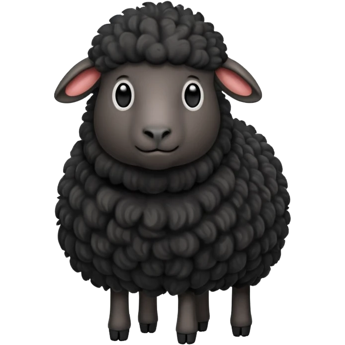 Black sheep emoji  emoji
