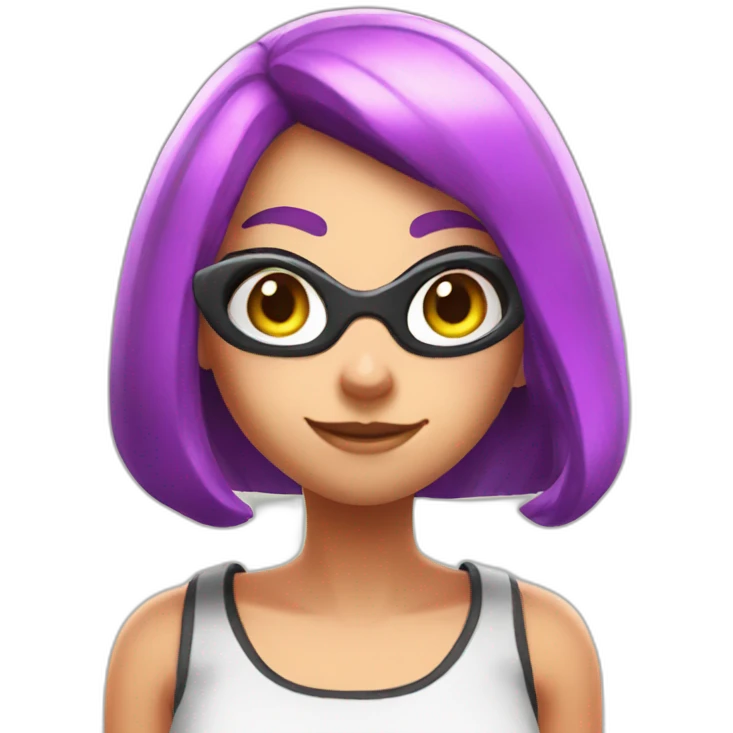 Marie from splatoon emoji