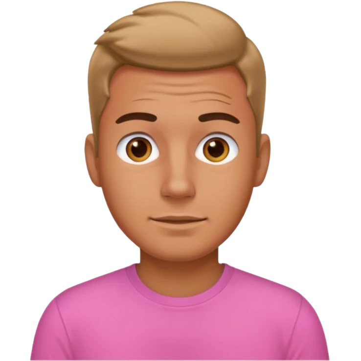 guy in pink shirt emoji