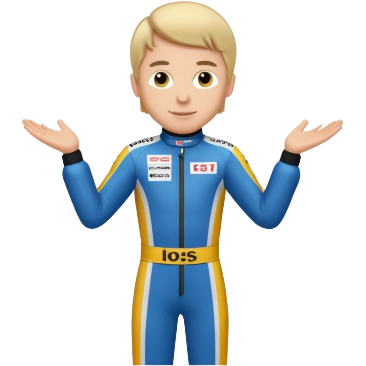 George Russel T pose emoji