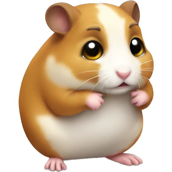 pensive poop hamster emoji