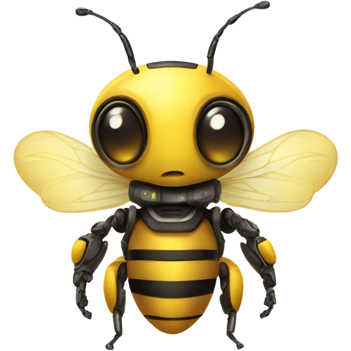 robot bee cute emoji