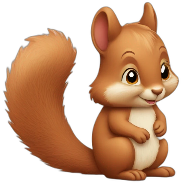 squirrel in love emoji