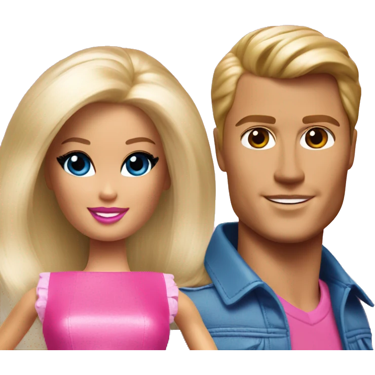 Barbie and Ken emoji