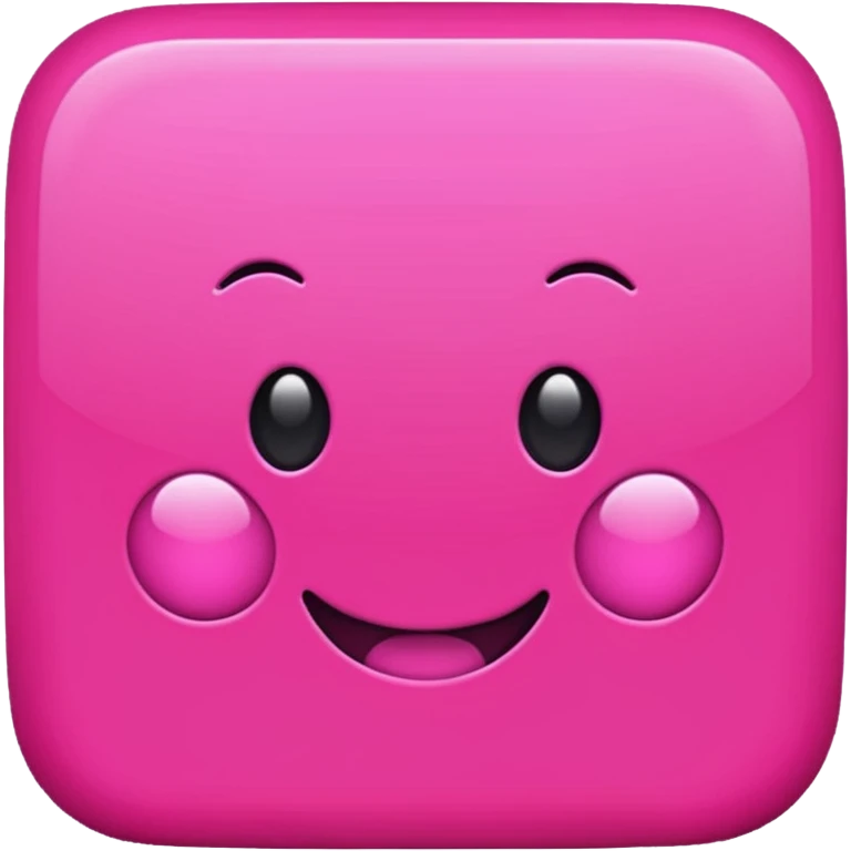 Hot pink emoji