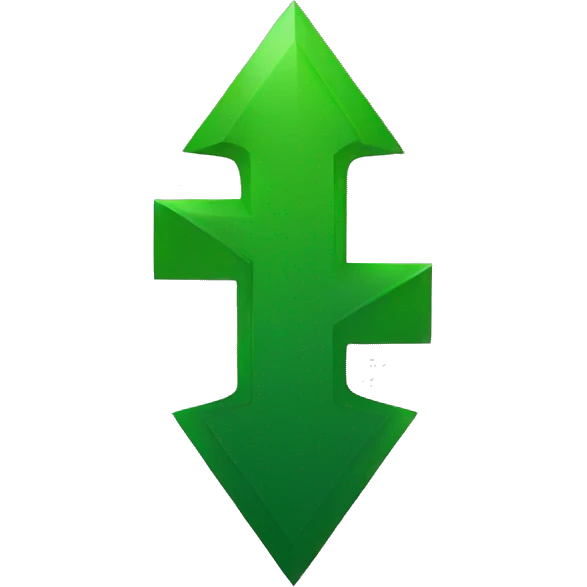 Green arrow downward emoji