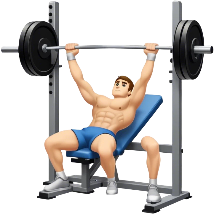 close-grip flat-benchpress emoji
