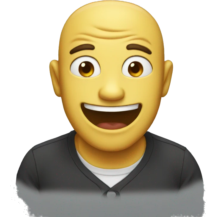 don't laugh emoji