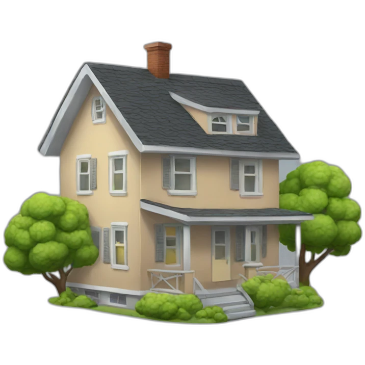 Wired-house emoji