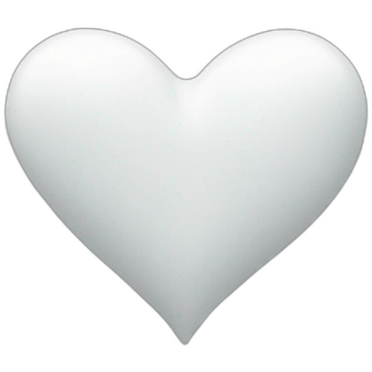 white-heart emoji