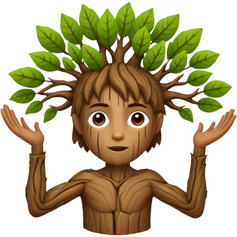 a tree person emoji