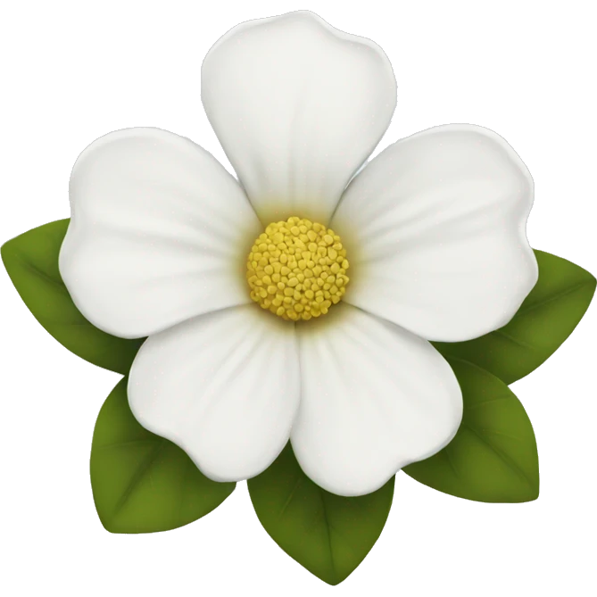 white flower emoji