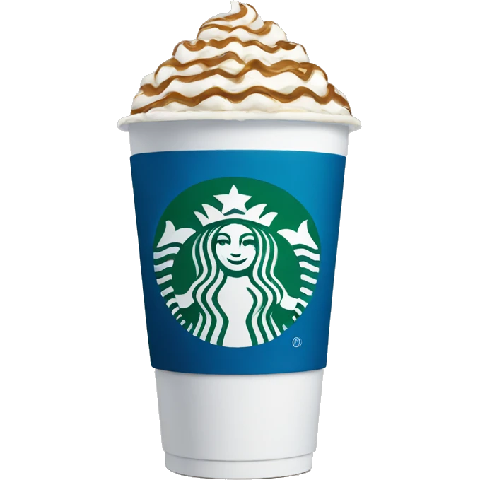 Starbucks blue emoji