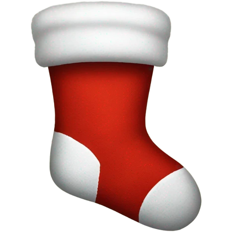 Santa sock emoji