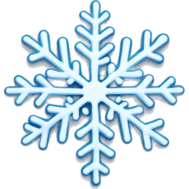 Snowflake emoji