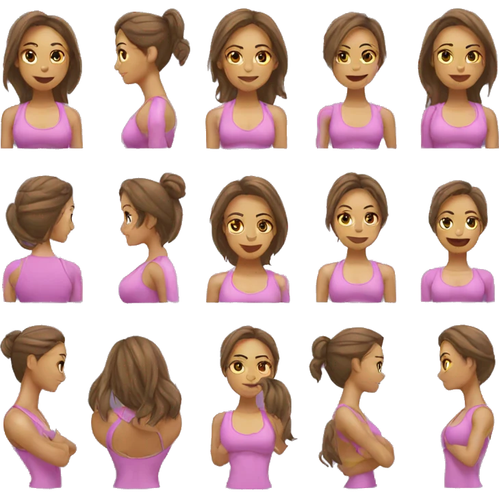 woman gym emoji