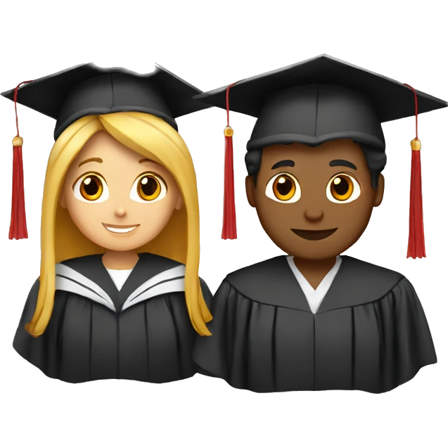 a graduate with a red diploma girl emoji