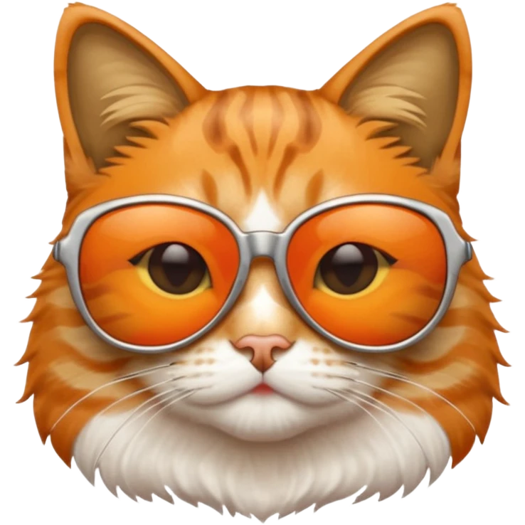 Cat wearing sunglasses emoji