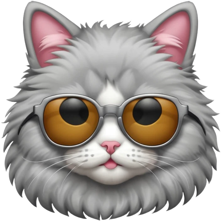 Cat wearing sunglasses emoji