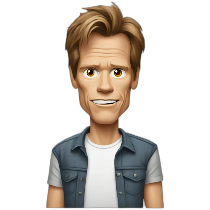 kevin-bacon cartoon wearing tee emoji