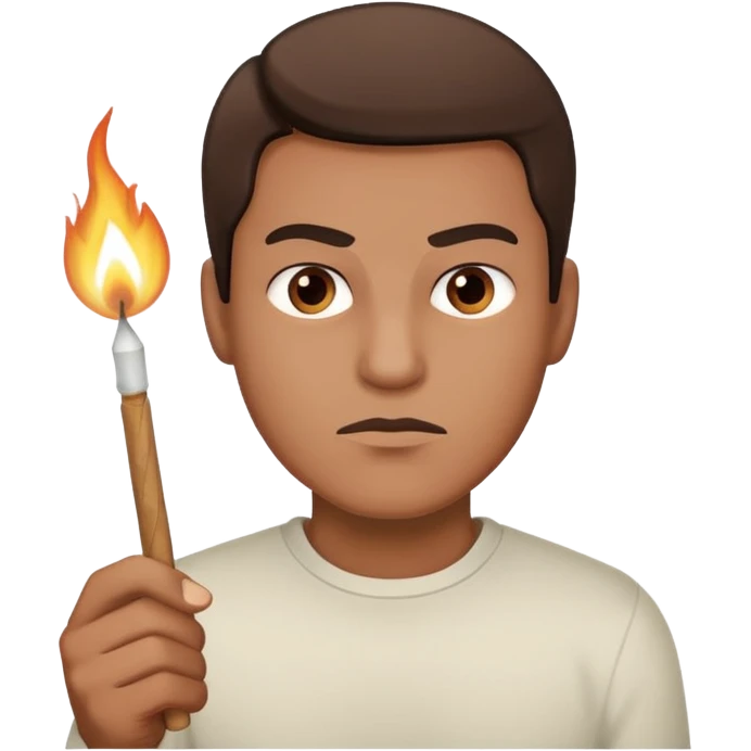 Man committing arson emoji