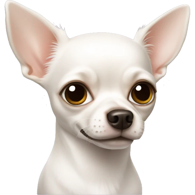 White chihuahua  emoji