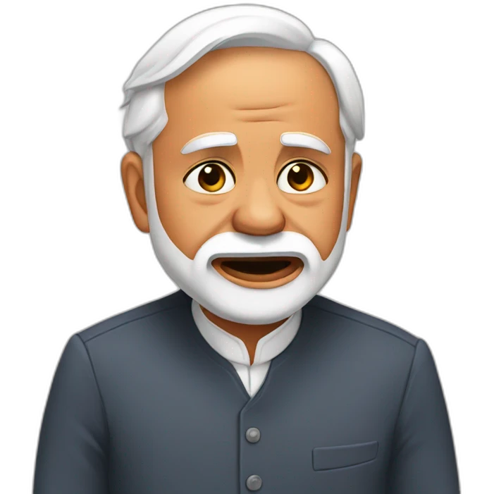 Modi crying emoji