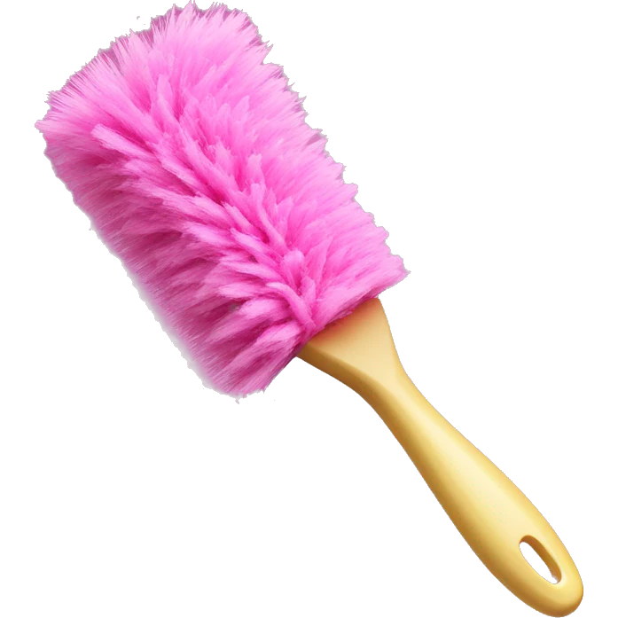 Pink scrubbing brush emoji