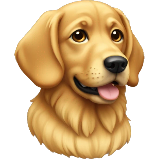 golden retrevier  emoji