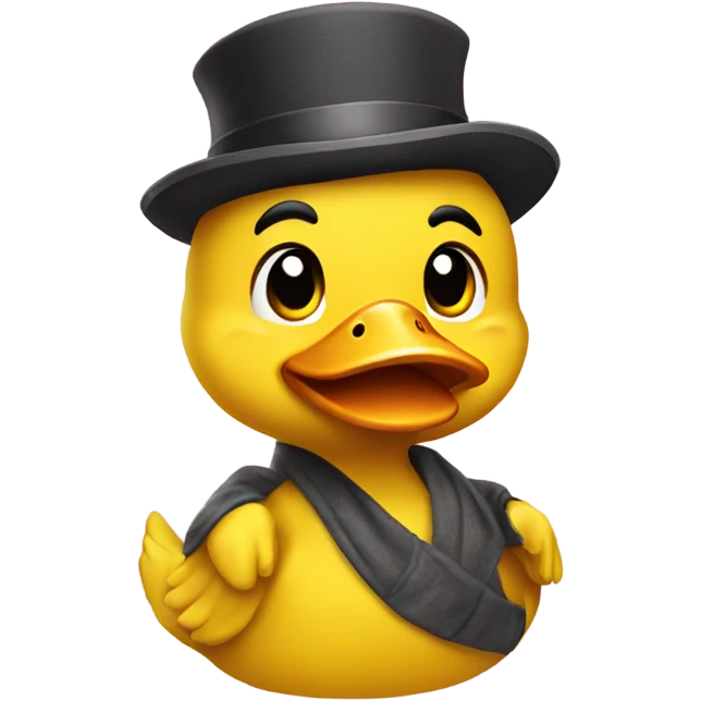 Yellow ducky shrug emoji