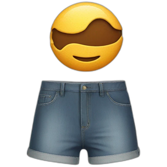 Shorts-in-restaurant emoji