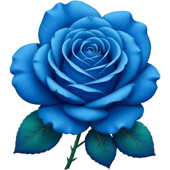 blue rose emoji