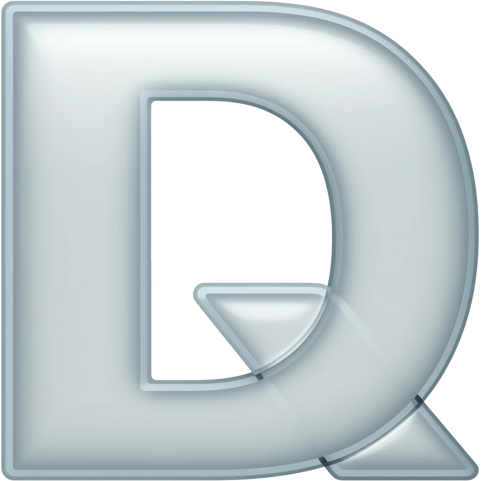 letter D and R emoji