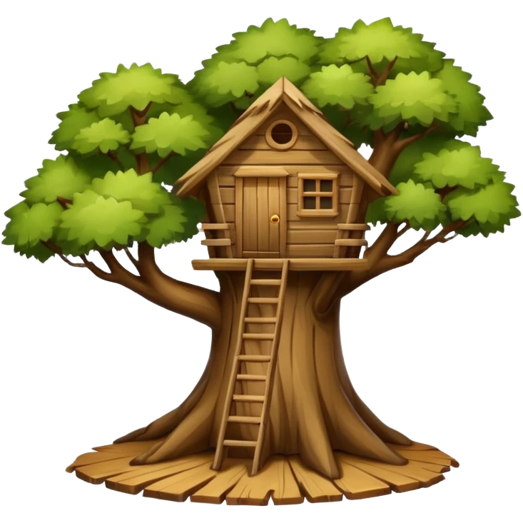 tree hut emoji